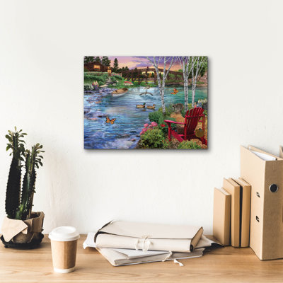 " Bridge Fishing " by Bigelow Illustrations