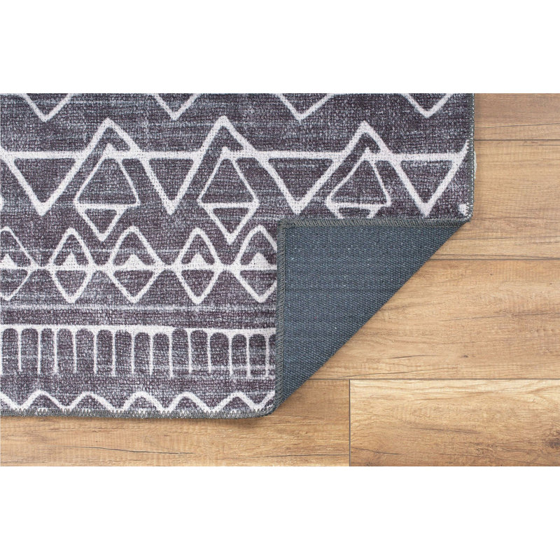 Premium Machine Washable Carpet, 4.6 x 6.2 Feet, 100% Polyester, 1850 g/m² | Pile Height: 0.2 Inches | Eco-Friendly Recycled Poly Cotton Underside | Perfect for Living Room, Bedroom, and High-Traffic Areas