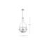 Luminaire suspendu bol 3 lumières Wewoka-88590748