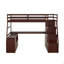 Lit mezzanine simple avec 7 tiroirs, 2 tablettes et un bureau-349916450-349916448
