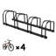 Support de rangement pour 4 vélos au sol