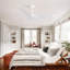Ventilateur de plafond de 38 pouces sans lumière, ventilateurs de plafond intérieurs et extérieurs modernes avec télécommande pour moteur à courant continu pour chambre à coucher, salon