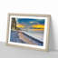 The Cliffs at Normandy in France in Abstract - Picture Frame Graphic Art Print-55735960-55735961