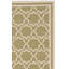 Tapis intérieur / extérieur à motif géométrique vert / beige Dirks-1623165081