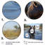 Hippopotame gris, "Rive de rivière II - Hippopotame", art mural 5 pièces-491139959
