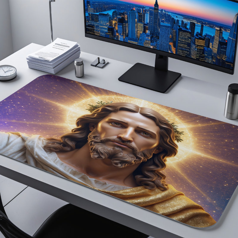 Polyester Desk Pad, 31.5x15.5