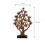 Sculpture d'arbre en bois faite à la main - conception inspirée de la nature pour la décoration intérieure et les cadeaux de Noël
