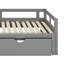 Lit de jour extensible avec couchette, lit de jour en bois avec couchette-1383545374