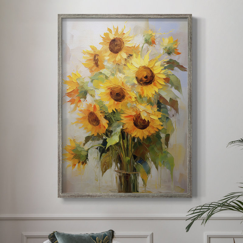 FLORAL Series CDL, reproduction encadrée - bois massif, H 21 po x l 17 po