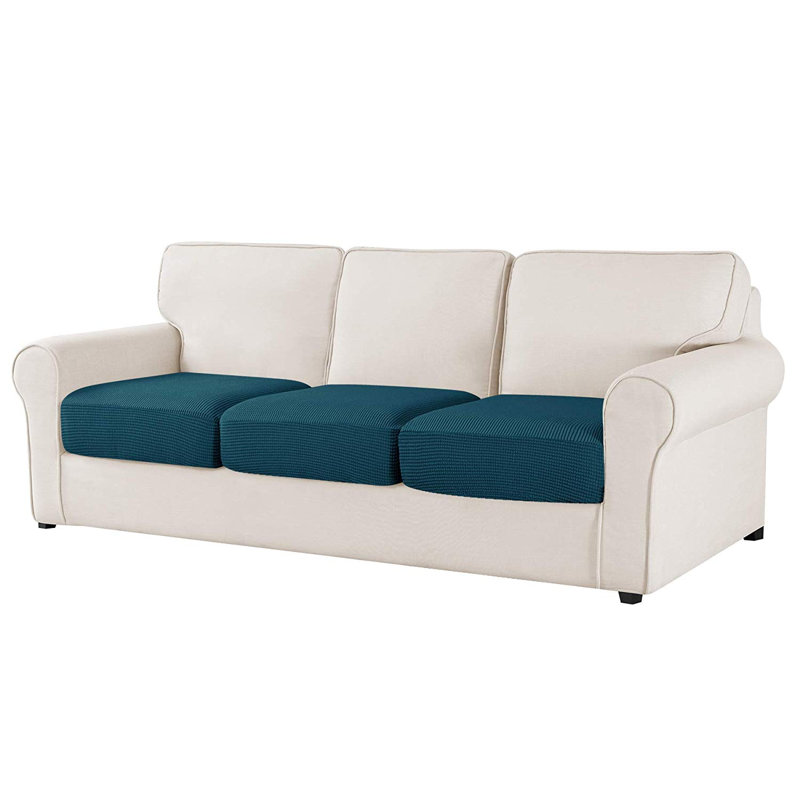 Housse de coussin texturée, sarcelle