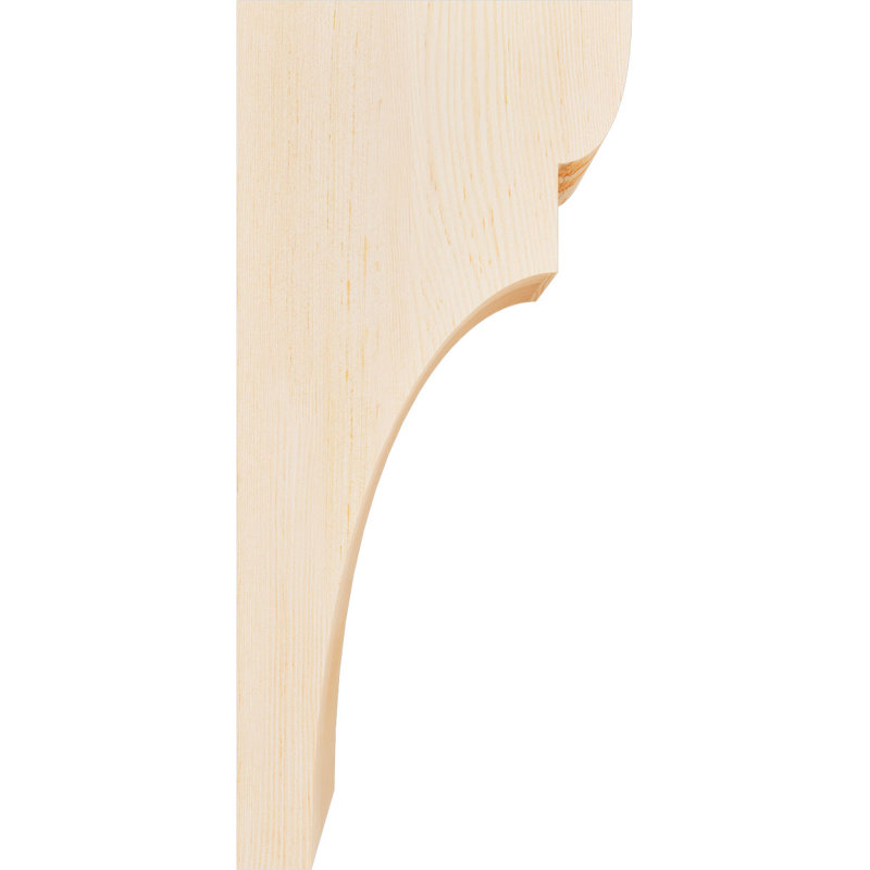 Yorktown Corbel, H 22 po x l 5,5 po x P 10 po, Sapin de Douglas, Lisse