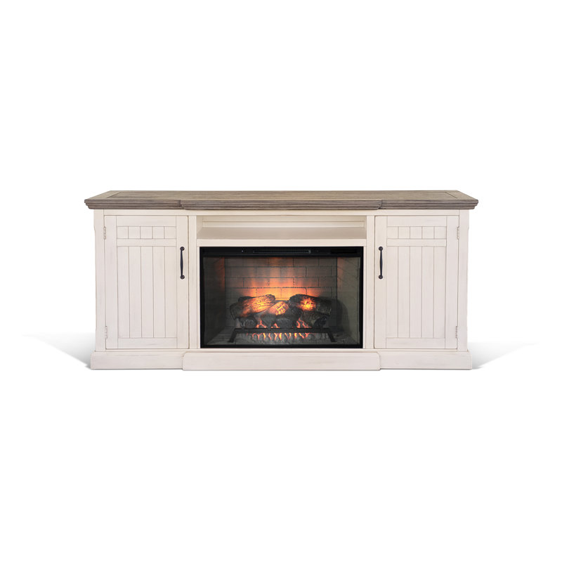 Console multimédia 78 po avec foyer électrique Sunny Designs