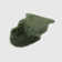 Tapis vert en peau de mouton Gunnar