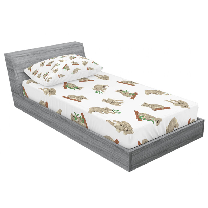 Microfiber Sheet Set, Twin Sheet Set + Fitted Sheet + 1 Pillowcase