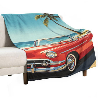 Jeté en flanelle Vintage Converti