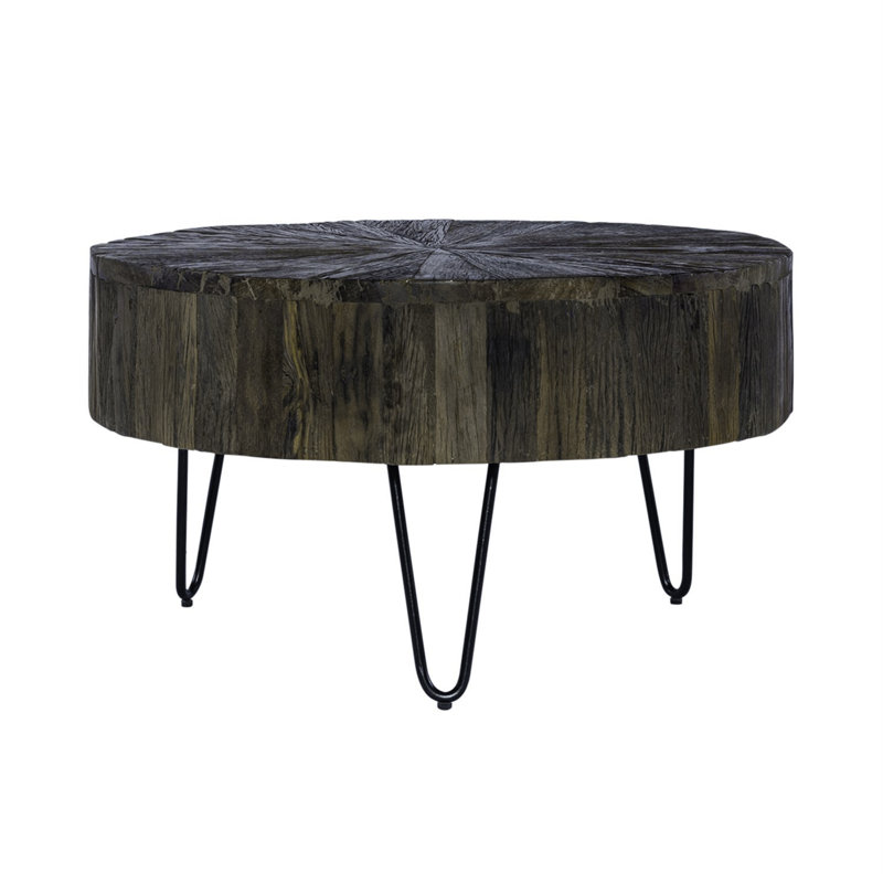 Everby Solid Wood Top Coffee Table