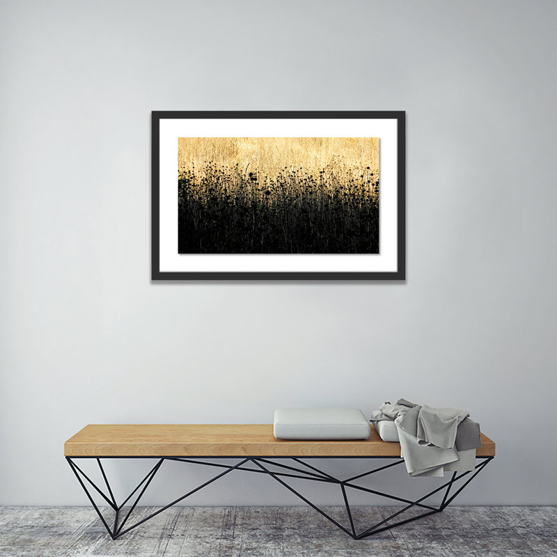 Field Of Dreams Print by Geoffrey Baris, Black, 43" H x 72" W x 2.5" D