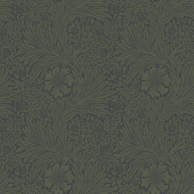 William Morris At Home SS24 Floral Metallic Wallpaper Double Roll
