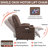 Power Lift Heavy Duty Motion Mechanism Recliner Chair with USB and Type C Ports, 2 Steel Cup Holders, Massage & Heat for Elderly-960262244