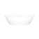 Lussari Standard Matte White Oval Vessel Bathroom Sink with Overflow