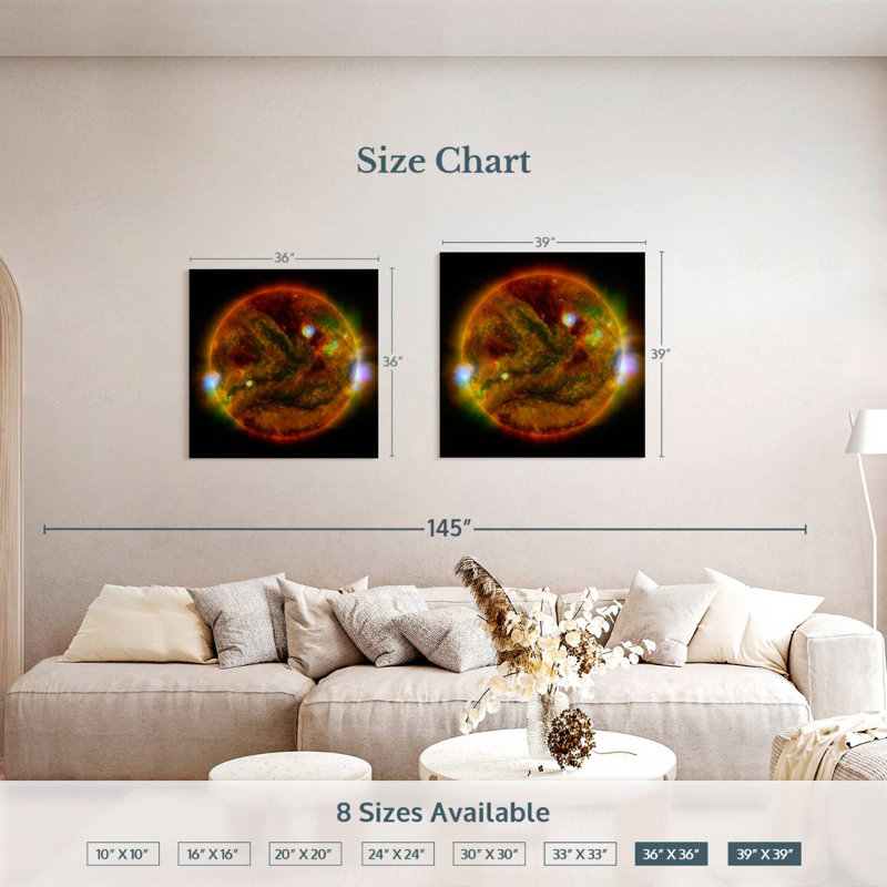 Oberle Solar Flare, 36" H x 36" W