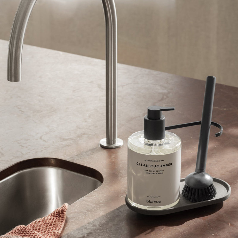DHUVA Dishwashing Set with Brush - White, Gray