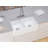 Roine 18'' L Double Bowl Solid Surface Kitchen Sink