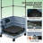 Plant Cage,Raised Garden Bed,Mobile Trellis Plant Bed-1683268558