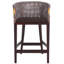 Tabouret de comptoir en bois massif Carneshia-762767902