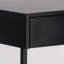 Verona 43cm W Steel Bedside Table