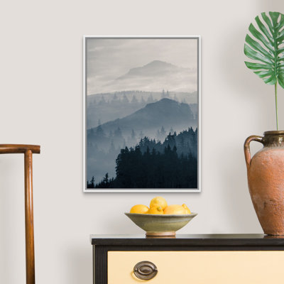 " Blue Mountains I " Mixed Media Print