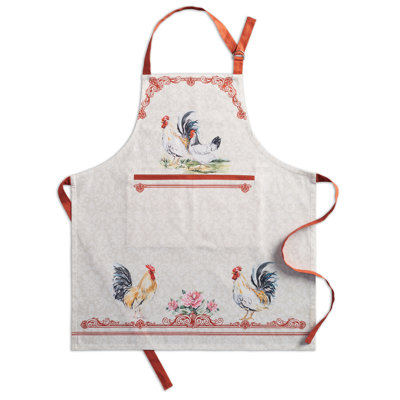 Maison d'Hermine Campagne 100% Cotton Apron - 27.5" x 31.5"