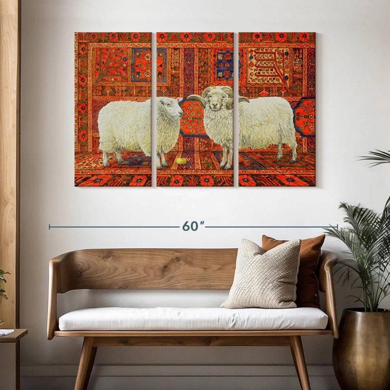 Brampt Persian Wool, 32" H x 50" W