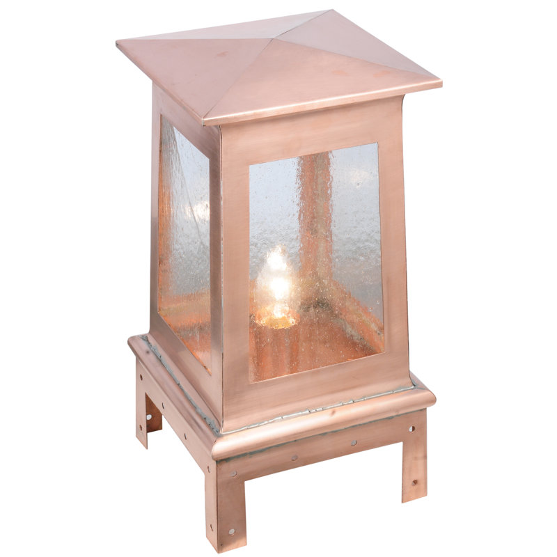 Rustic Lodge LED Fence Post Cap