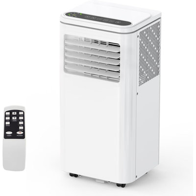8,000 BTU AC Unit, 3-in-1 Portable Air Conditioner with Cooling, Dehumidifier & Fan for Rooms up to 350 sq.ft, Remote Control, Sleep Mode, Timer & Window Kit