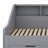 Daybed Frame With Storage Bookcases And Two Drawers,Charging Design-533160027