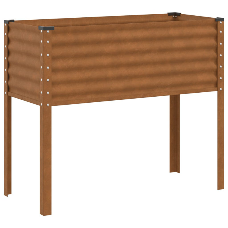 Ankoma Planter Box, Brown, 88cm H x 45cm W x 45cm D