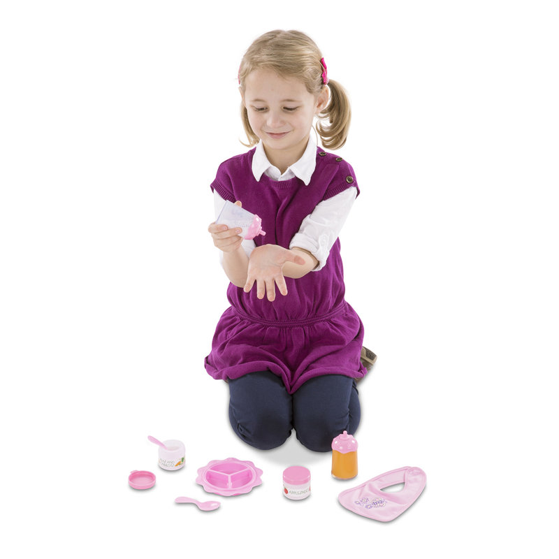 Melissa & Doug Mine To Love Baby Food & Bottle Set