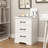 Valera Farmhouse Nightstand With Charging Station, Solid Wood End Table With 3 Large Drawers & Bar Handles-1634691912-1634691918