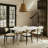 Bethany 94.5" Pedestal Dining Table