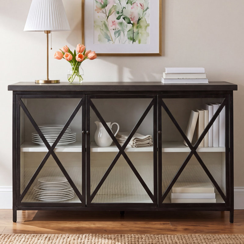 Bede Solid Wood Top Kitchen Island