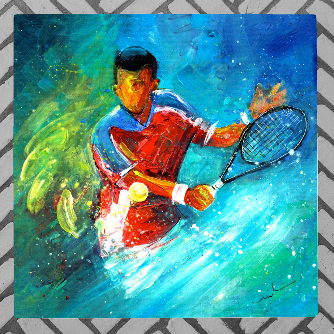 MIKI DE GOODABOOM Traditional People Wall Decor on Ceramic