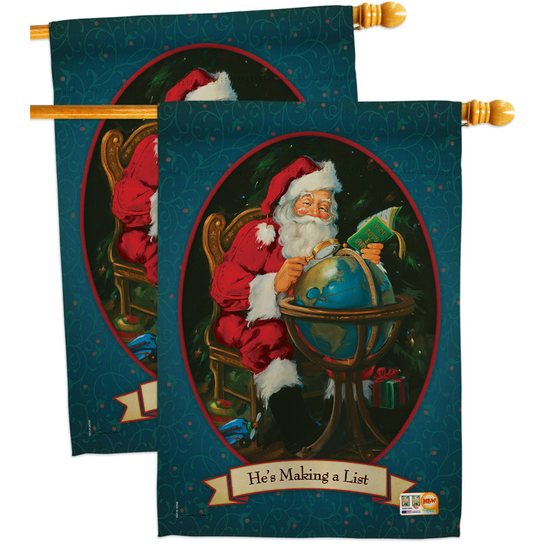 Coussin décoratif 2 faces en polyester 2 faces 40 x 28 po impressions Ensemble de drapeaux de maison