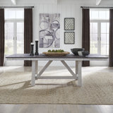 Scholten Trestle Dining Table w/ Two 18" Leaves