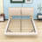 Queen Size Upholstered Platform Bed with Motion Sensor Lighting and Built-In Charging Station-1681848689