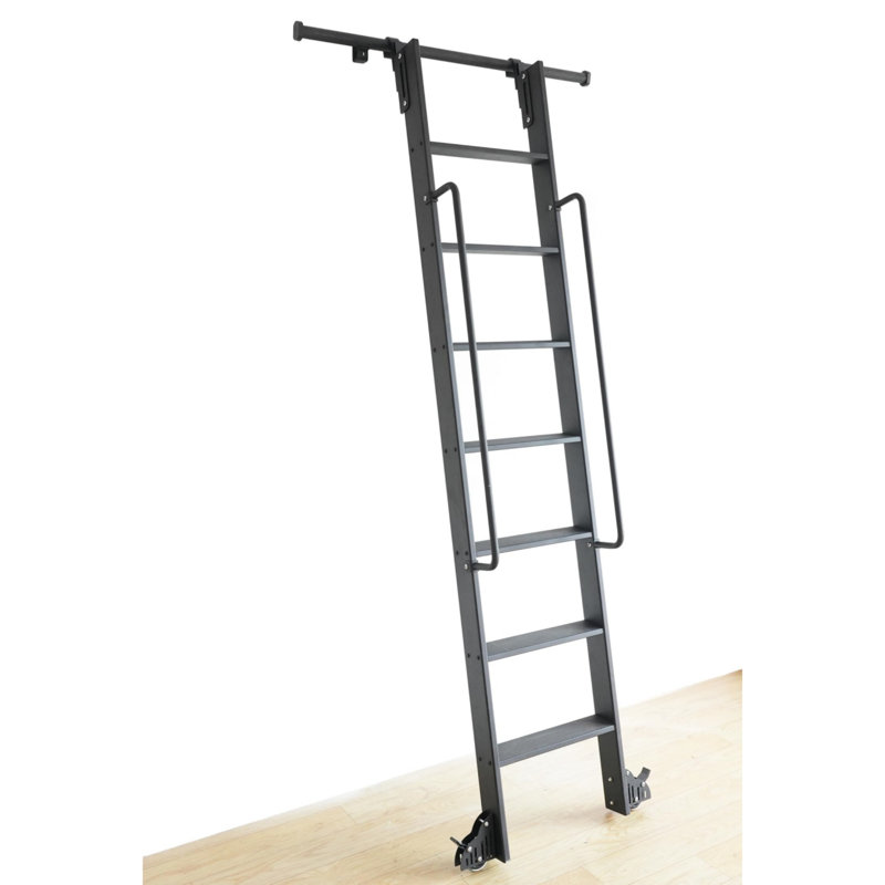 7 - Step Aluminum Lightweight Folding Straight Ladder