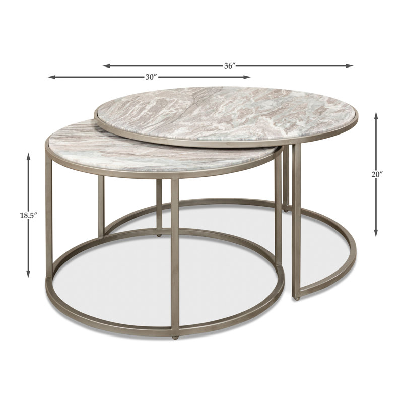 Ensemble de tables basses 2 pièces
