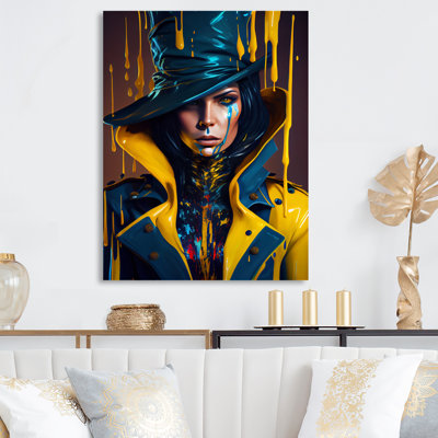 «Femelle Criminel Mastermind», impression sur toile
