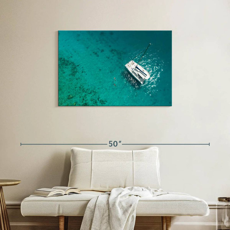 Mehar Catamaran Adrift, 24" H x 36" W