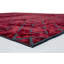 Rapture Contemporary Salute Silver Gray/Navy Blue Area Rug-53927070